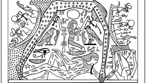 Ancient Egypt Coloring Page