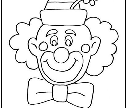 Clown Coloring Page