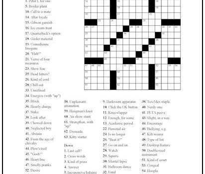 Crossword Puzzle #1 Crossword Puzzle #1