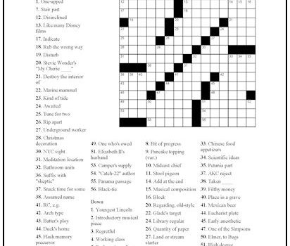 Crossword Puzzle #10 Crossword Puzzle #10