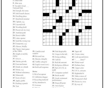 Crossword Puzzle #16 Crossword Puzzle #16