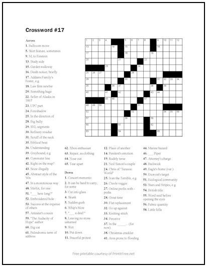 Crossword Puzzle #17