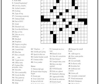 Crossword Puzzle #19 Crossword Puzzle #19