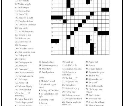 Crossword Puzzle #3 Crossword Puzzle #3