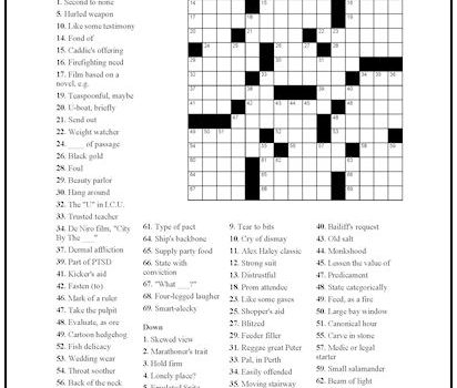 Crossword Puzzle #7 Crossword Puzzle #7