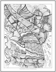 Timeless Tapestry Coloring Page | Print it Free
