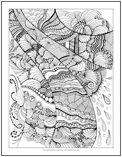 Tapestry Coloring Page