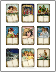 Victorian Christmas Gift Tags | Print it Free