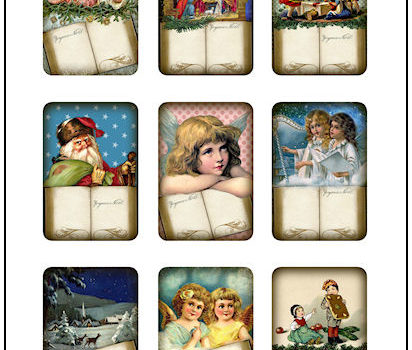 Victorian Christmas Gift Tags Victorian Christmas Gift Tag