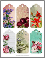 Beautiful Blooms Gift Tags | Print it Free