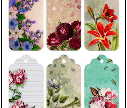 Beautiful Blooms Gift Tags