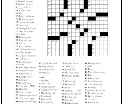 Crossword Puzzle #24 Crossword Puzzle #24
