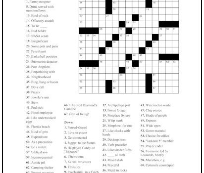 Crossword Puzzle #29 Crossword Puzzle #29