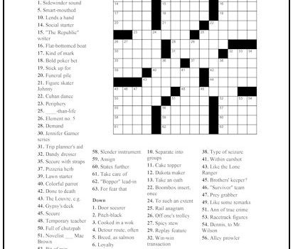 Crossword Puzzle #31 Crossword Puzzle #31