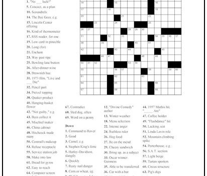 Crossword Puzzle #34 Crossword Puzzle #34