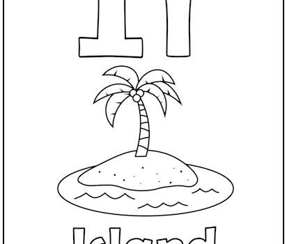 Alphabet Letter “I” Coloring Page Alphabet Letter "I" Coloring Page
