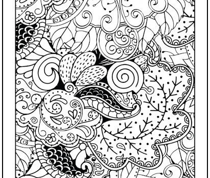 Butterfly Fantasy Coloring Page