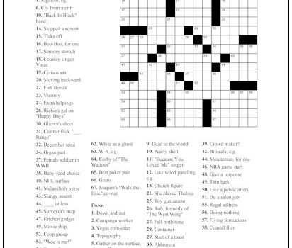Crossword Puzzle #37 Crossword Puzzle #37