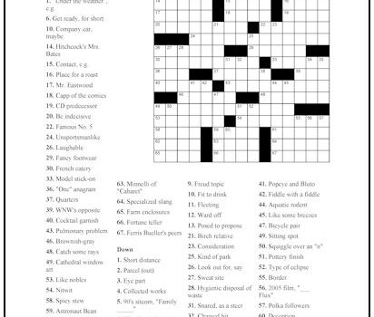 Crossword Puzzle #41 Crossword Puzzle #41