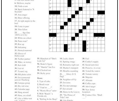 Crossword Puzzle #42 Crossword Puzzle #42