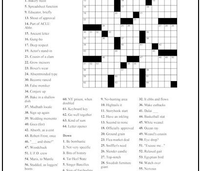Crossword Puzzle #43
