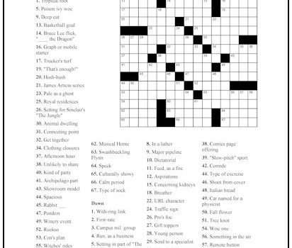 Crossword Puzzle #46 Crossword Puzzle #46