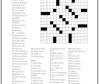 Crossword Puzzle #48 Crossword Puzzle #48