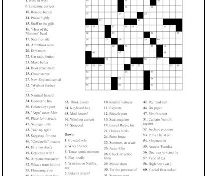 Crossword Puzzle #49 Crossword Puzzle #49