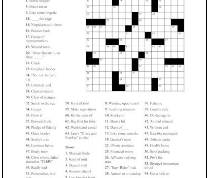 Crossword Puzzle #50 Crossword Puzzle #50