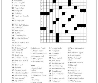 Crossword Puzzle #52