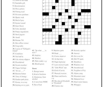 Crossword Puzzle #54