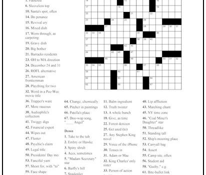 Crossword Puzzle #55