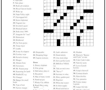 Crossword Puzzle #57