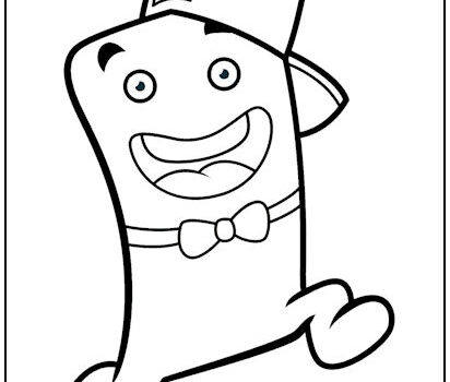 Gumby’s Cousin Coloring Page