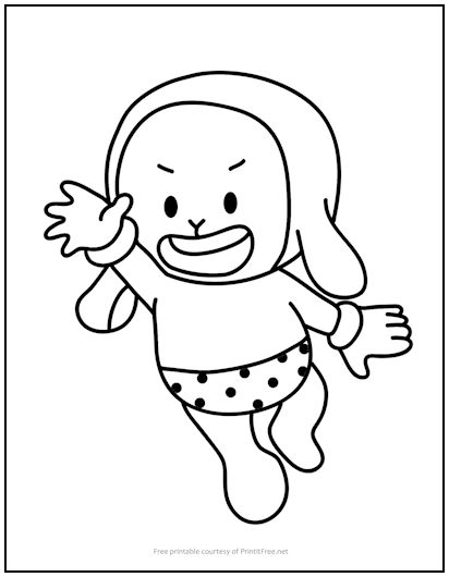 Leroy Jumping Coloring Page