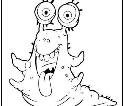 Tag: monster coloring page | Print it Free