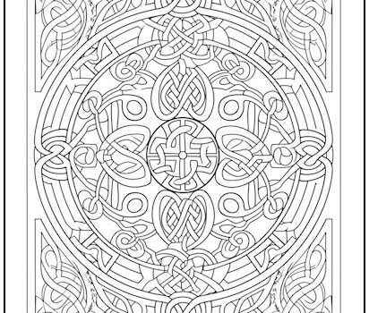 Celtic Framed Coloring Page