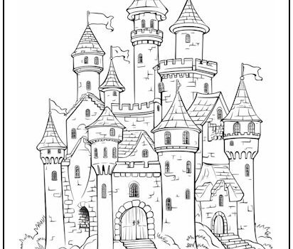 Fairytale Castle Coloring Page