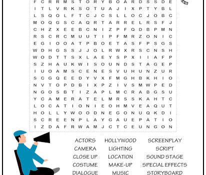 Making Movies Word Search Puzzle