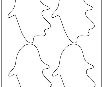 Flying Ghost No Eyes Cutout Shapes Small