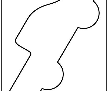 Pickup Truck Cutout Shape Large Pickup Truck Cutout Shape Large