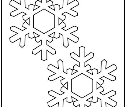 Snowflake #3 Cutout Shapes Medium
