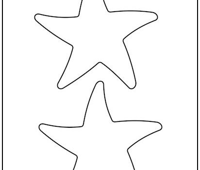 Starfish Cutout Shapes Small Starfish Cutout Shapes Medium