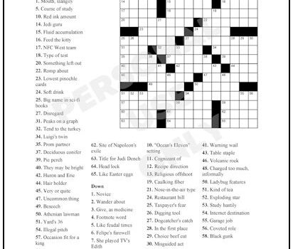 Crossword Puzzle #75