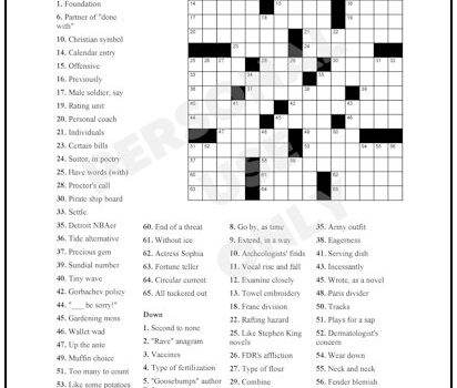 Crossword Puzzle #79