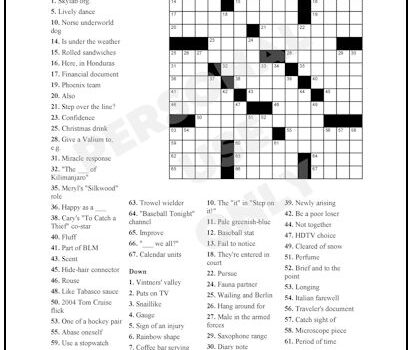 Crossword Puzzle #81