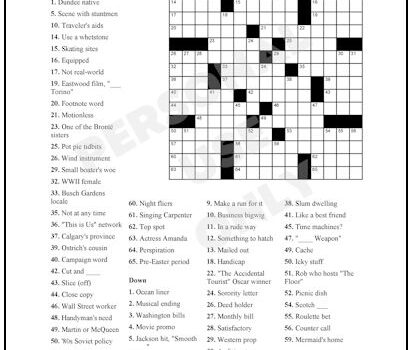 Crossword Puzzle #82