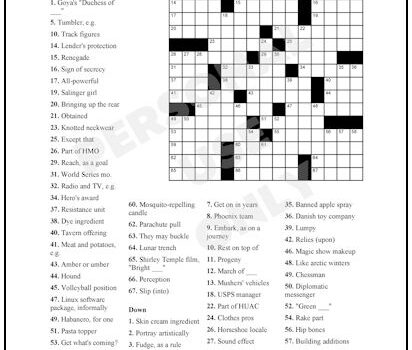 Crossword Puzzle #83