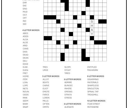 Fill-In Puzzle #23 Fill-In Puzzle #23