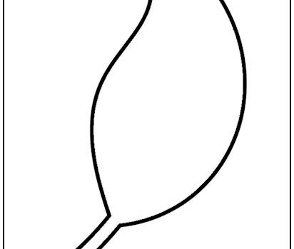 Beech Leaf Cutout Shape Large Beech Leaf Cutout Shape Large